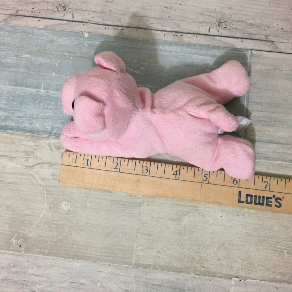 Unipak Pink Plush Pig Toy, Stuffed Animal 6 1/2" - Picture 6 of 6